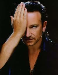 Bono of U2 all seeing eye iluminati symbol